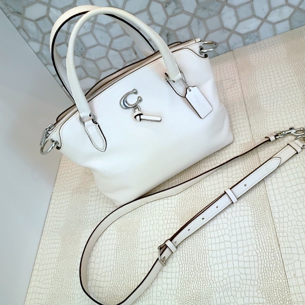 Rare New (Cream/Beige) Coach Remi Satchel No. A2381-1317